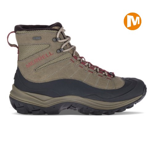 Pánské Zimní Boty Merrell Thermo Chill Mid Shell Waterproof Světle Hnědé (CZ. OKWRX)